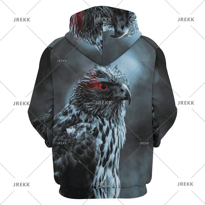 Толстовка с капюшоном America Eagle Graphic, мужская одежда, 3D-эмблема ястреба, напечатанная в 2010 году, новинка в толстовках, женская толстовка Harajuku Fashion y2k с капюшоном