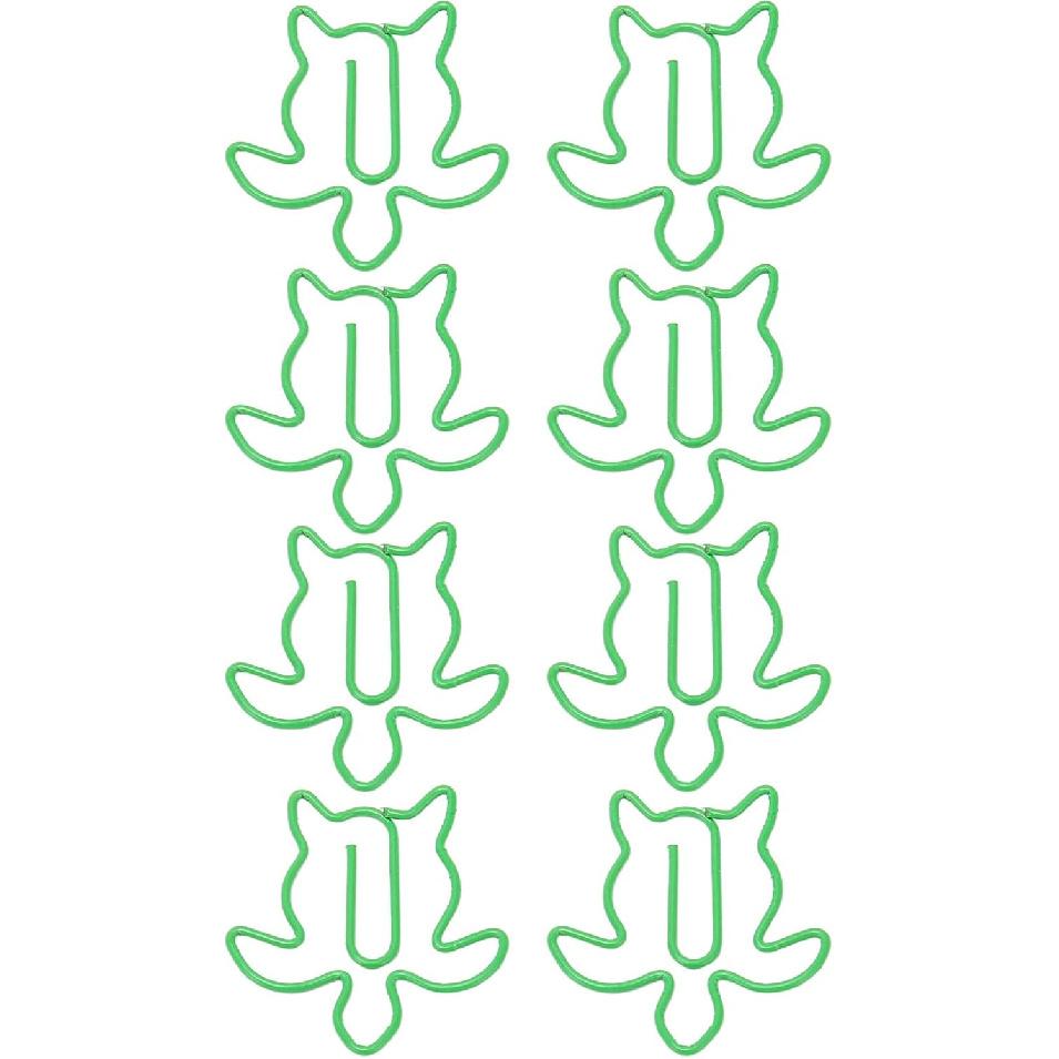 100 шт. Скрепки в форме животных, Электрооцинкованные милые скрепки, Декоративные скрепки с коробкой для хранения для семьи, офиса, школы (Морская черепаха)