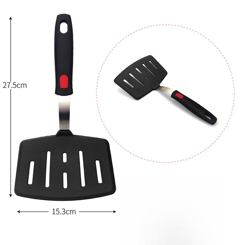Heat Resistant Heat‑Proof Silicone Fish Spatula Non‑Stick Pan Special Steak Turner Food Grade Silicone Cooking Shovel