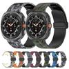 Камуфляжный ремешок для Samsung Galaxy Watch Ultra 47 мм, силиконовый магнитный браслет для Galaxy Watch 7 Ultra, сменный ремешок для часов