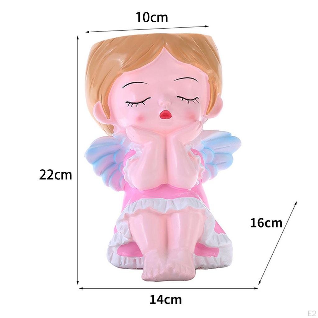 Ангельский держатель цветочного горшка для стильного домашнего декора