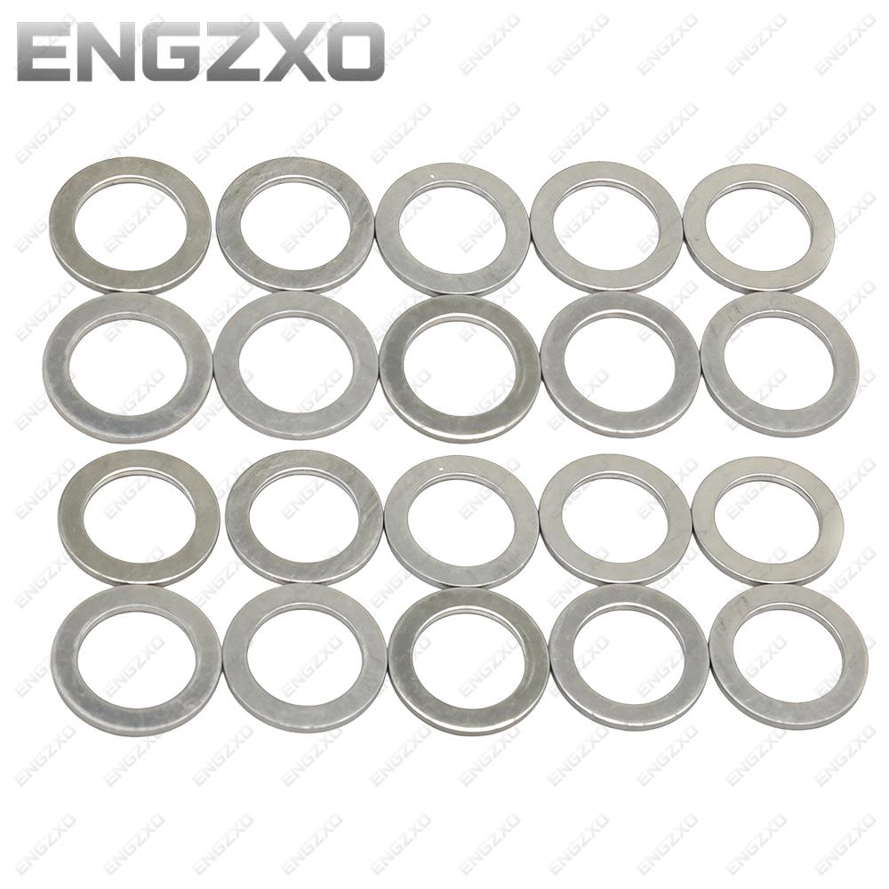 100PCS High Quality Aluminum Transmission Oil Drain Plug Washers 90471-PX4-000 For Honda Civic Insight Odyssey Acura MDX RDX RL