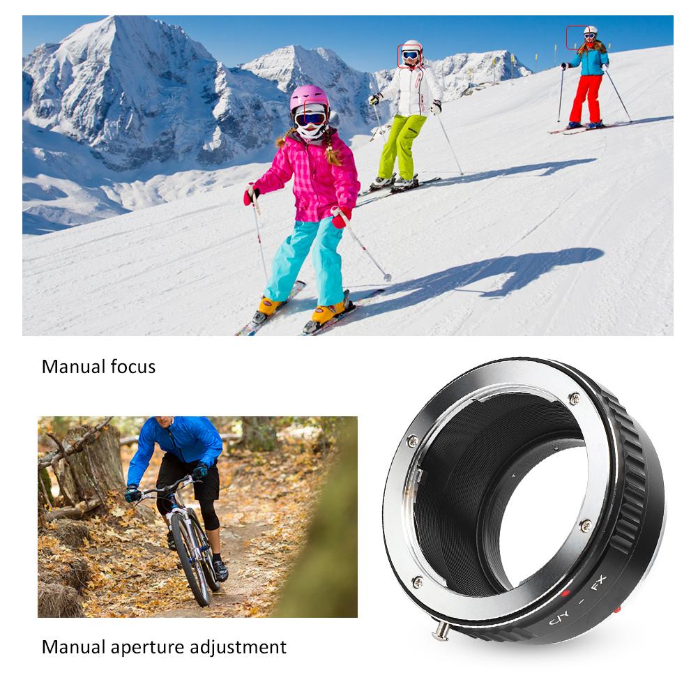 Адаптерное кольцо для объектива Fikaz OM FX из алюминиевого сплава для объектива Olympus OM для беззеркальных камер Fuji FX