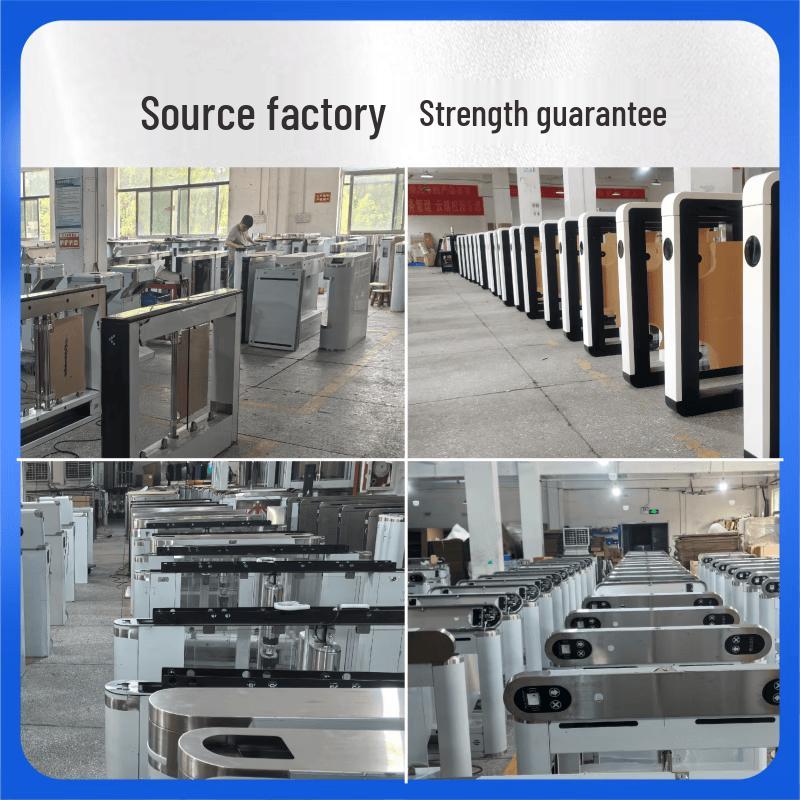 Smart Pedestrian Access Control Swing Turnstile CN plug (adapter included)