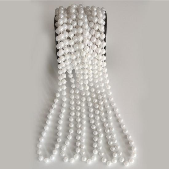 Handmade Beaded Pearl Chain for Wedding Curtains, Clothing, and Doll Accessories