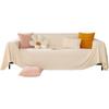 Sofa Full Covered Cloth Anti-Cat Scratch Plush Sofa Cover All-Inclusive Non-Slip Seat Cushions Thickened