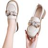 Fashion Shoes 2025 Spring New Single Shoes Jk Lolita Small Leather Shoes Versatile Bow Retro Loafers