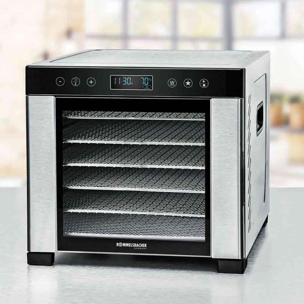 Rommelsbacher da 950 Food Dehydrator 600 W Black/Stainless Steel