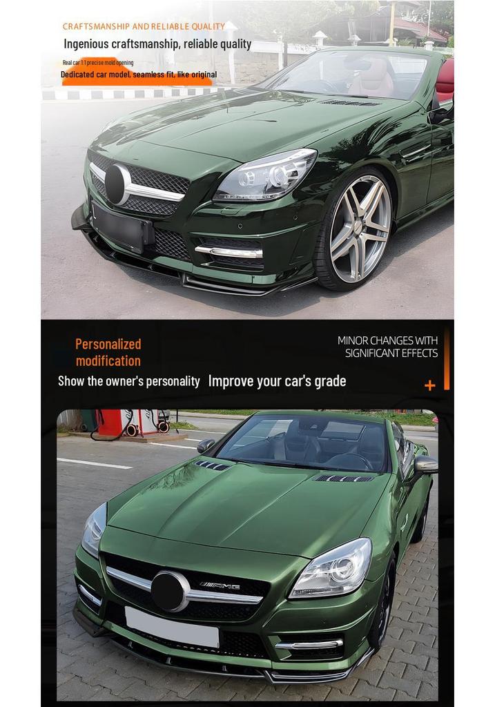 Передний сплиттер-диффузор боди-кит для Mercedes SLK R172 AMG 2011-2015