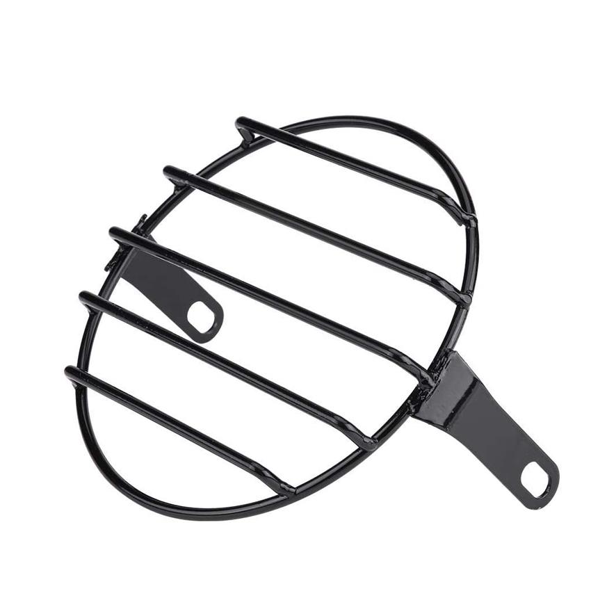 Универсальный мотоциклетный винтажный протектор фары ретро-решетка фары крышка лампы для Harley Ducati Chopper Yamaha Cafe Racer