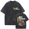 100% Cotton Arc Raiders T-shirts 2026 Game Vintage Washed Funny Graphic T-shirts Men's Women Casual Fashion Short Sleeve T-shirt