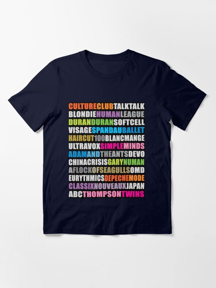 The Human League 80s new wave music black Essential T-Shirt
