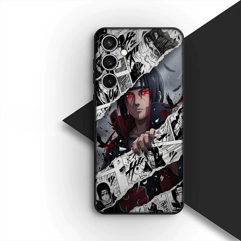 Чехол для Apple iPhone 17 16 14 15 Plus Pro Max 16E ProMax + 15Plus 15+ 16+ Корпус Чехол для телефона Обои Учиха Итачи Наруто