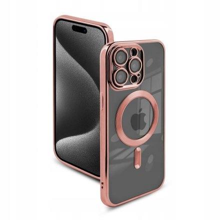 Case for iPhone 12 Pro Magsafe Magshine Reinforced Case Pink Case + Glass