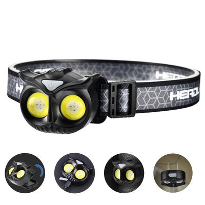 Skylla LED USB Новый яркий светодиодный налобный фонарь для улицы с регулируемым лучом 10 часов непрерывной работы налобного фонаря с индикатором уровня заряда батареи, водонепроницаемый и идеально подходит для ночи