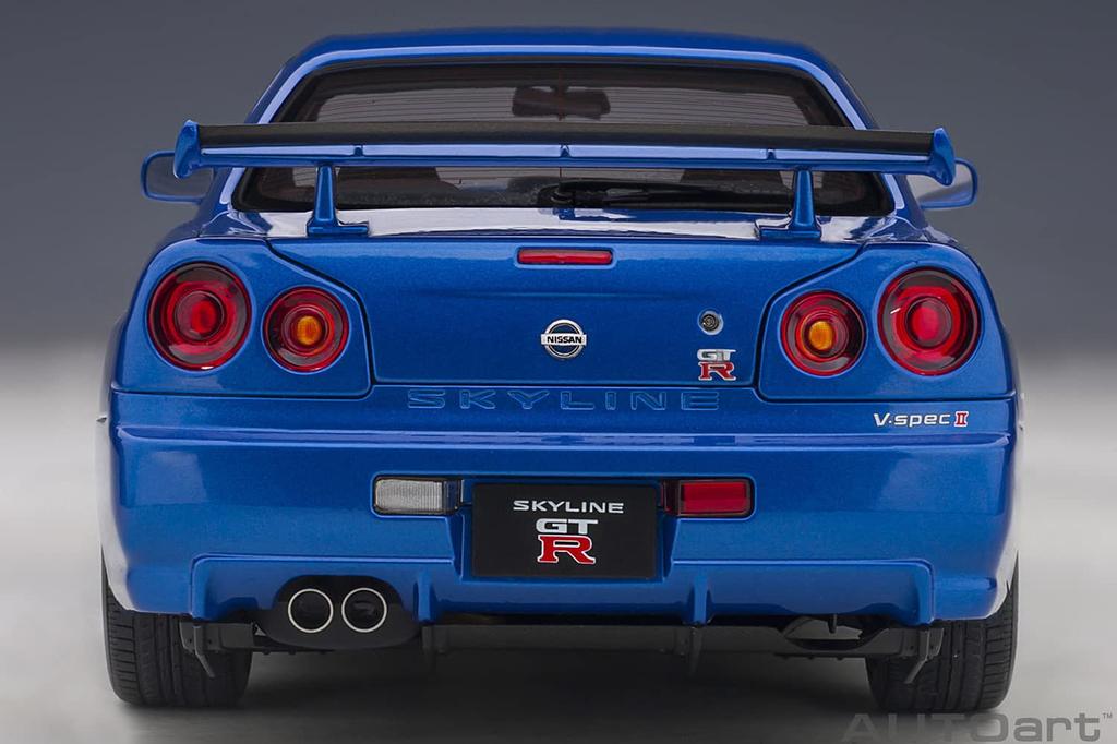 AUTOart Nissan Skyline V Spec II Bayside Blue Готовый продукт 77408 1/18 GT-R (Р34)