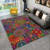 3D Bohemia Mandala Geometric Area Rug,Carpet Rug for Home Living Room Bedroom Sofa Doormat Kitchen Decor,Kid Non-slip Floor Mats