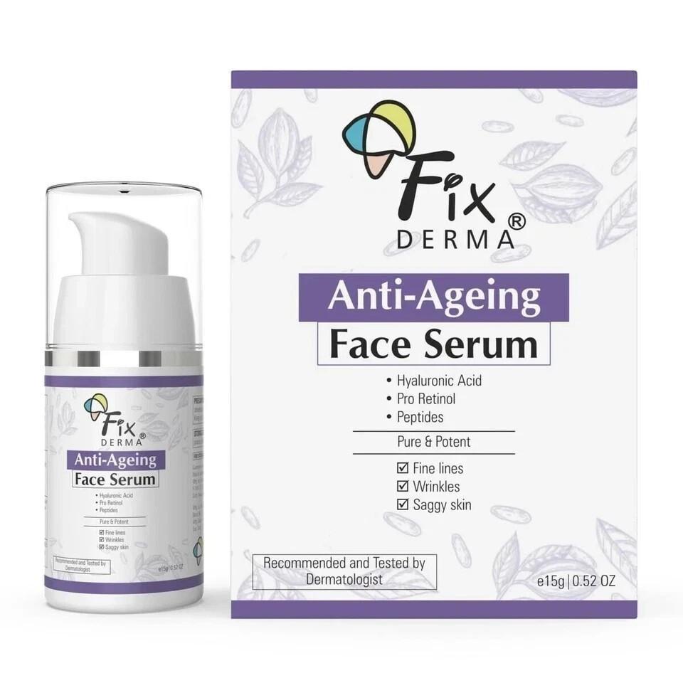 Fixderma Hyaluronic Acid Serum for Anti Ageing with Retinol Serum for Face- 15ml