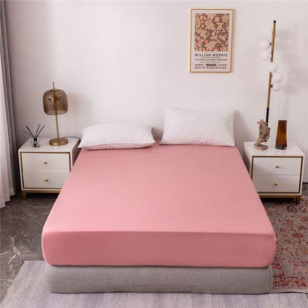 Простыня из 100% хлопка. Мягкий и толстый наматрасник. Регулируемый защитный чехол для белья. Сплошной цвет. Покрывало без наволочки.