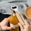 Bottle Openers with Wooden Handle Bartender Bottle Opener Engraved Beer Bottle Opener for Guests Wedding Birthday Party