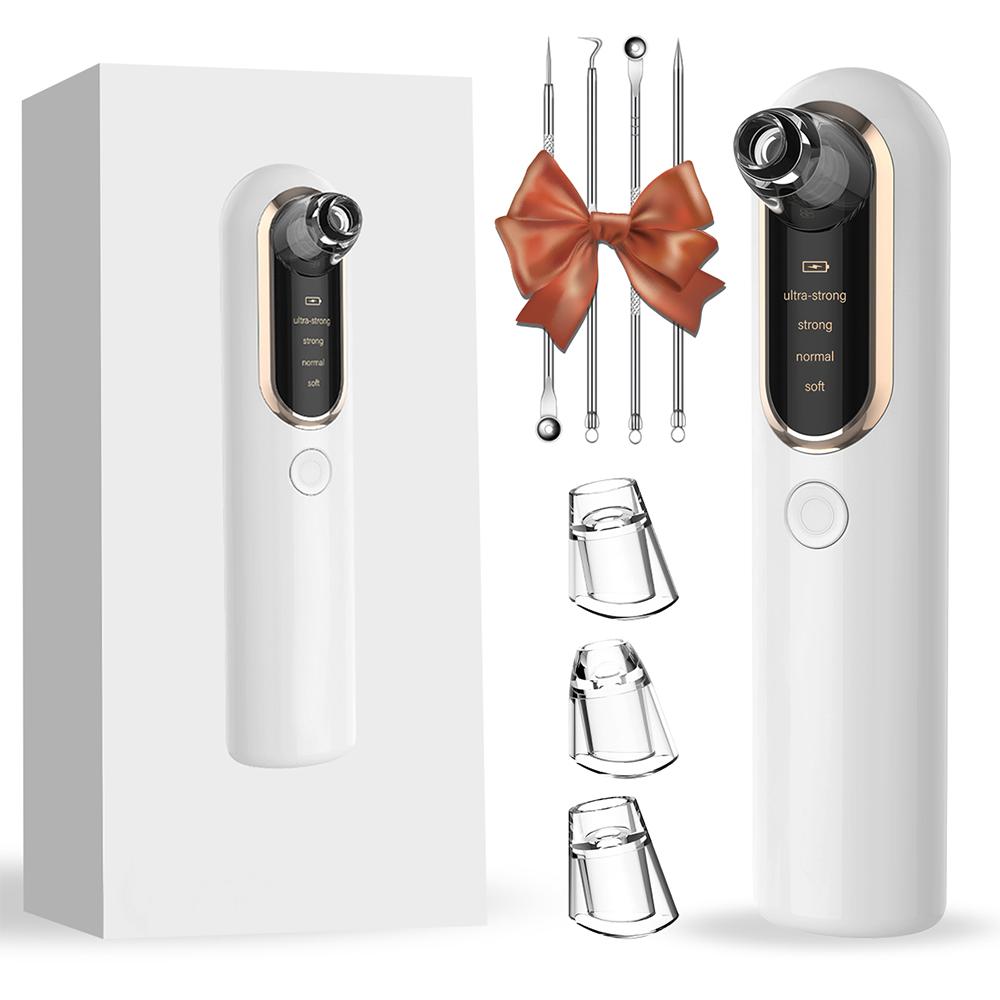 Blackhead Remover Vacuum Usb Rechargeable Pore Cleaner-3 Suction Power, 4 Modes