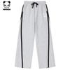 Hello Hipanda, Panda 320g heavy-duty striped American college style casual wide leg pants