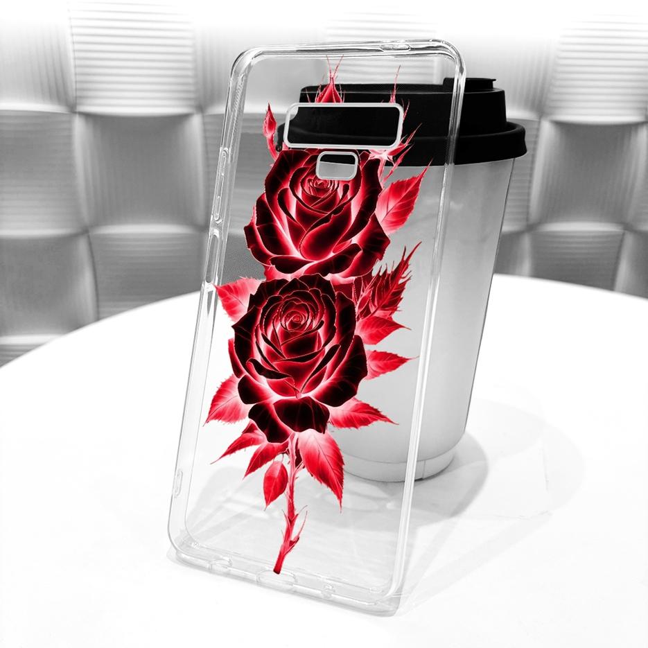 For Samsung Galaxy Note 9 Case SM-N960F Luxury Flower Butterfly Painted Cover Soft Slim Phone Case For Samsung Note 9 Note9 Bags