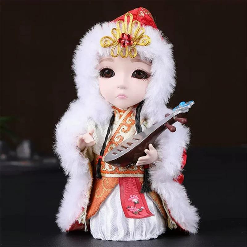 Украшение в виде персонажа китайской оперы, шелковая кукла, кукла в маске пекинской оперы, китайские подарки ручной работы, украшение магазина, кукла