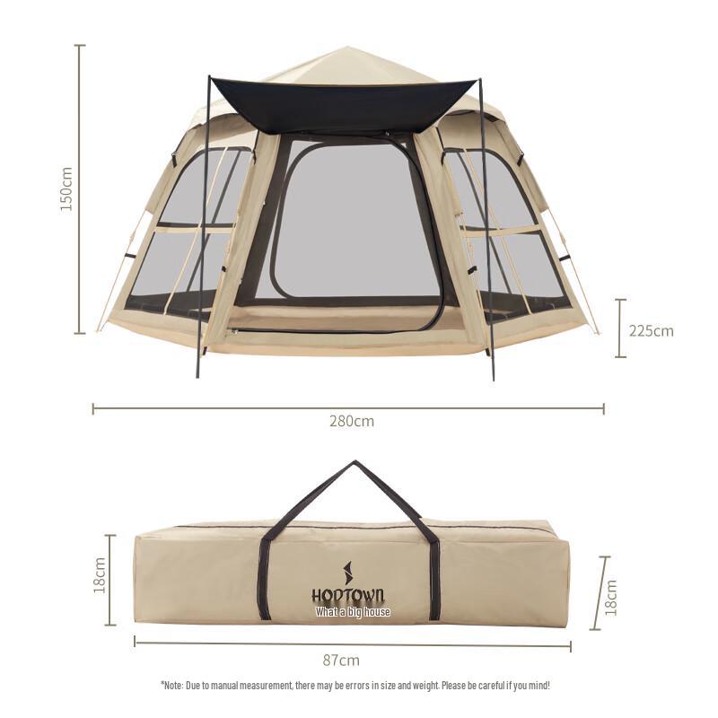 Hedawu Automatic Hexagonal Blackout Camping Tent