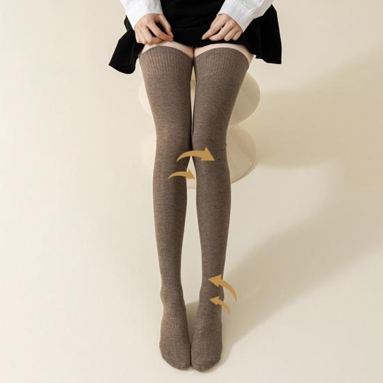1 пара женских чулок до бедра, хлопковые теплые чулки выше колена, очень длинные гольфы до колена для бот, зимняя гетра