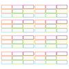 54Pcs Magnetic Dry Erase Reusable Name Tag Label Plate Easy Wipe-off Multiple Usage Colorful Fridge Name Tag Office Supplies