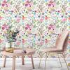 Многоцветные цветочные обои самоклеящиеся акварельные цветы съемный декор для стен камелии пионы букет домашний декор