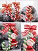 Christmas Decoration Supplies Santa Claus Snowman Candy Cane Ornaments Christmas Tree Home Hanging Decor