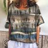 Plus Size Summer Plaid T Shirt for Women O Neck Casual Sweatshirt New Tees Harajuku Clothing Loose Short Sleeve Blouse Female Fashion Tops