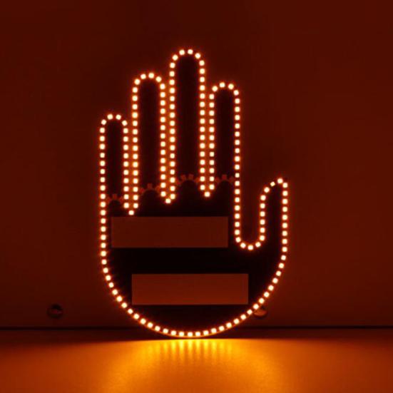 Автомобильный светодиодный индикатор заднего фонаря с дистанционным управлением, легко устанавливаемый знак заднего окна