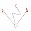 Adjustable Y-shaped Nipple Clitoris Nipple Clamp with Stainless Steel Metal Chain  Flirting Breast-fed Sex Toy Stainless