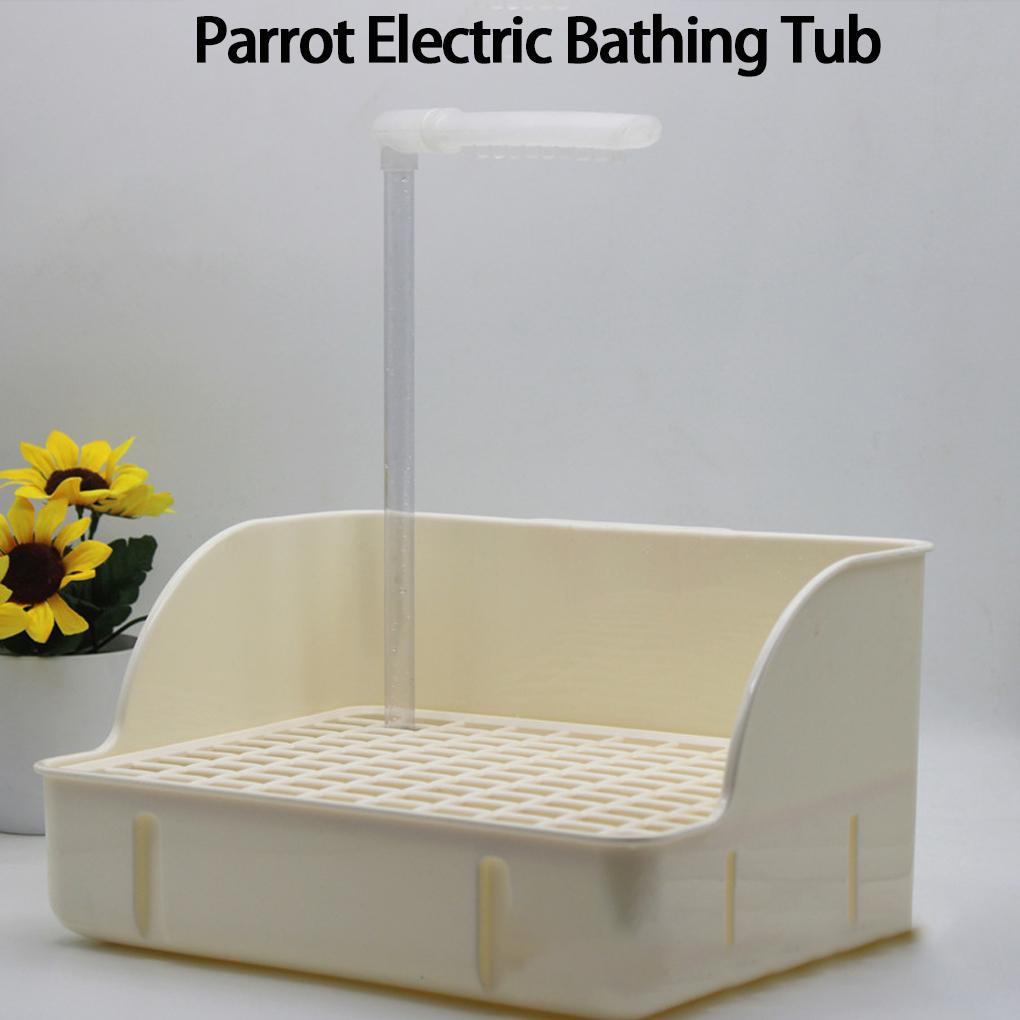 Автоматическая ванна для попугая Автоматический душ для купания птиц Многофункциональный инструмент для купания для пионов Средних попугаев Волнистых попугайчиков Попугаев-монахов