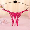 Сексуальные водорастворимые стринги с бабочками и открытой промежностью 3346