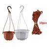 20Pcs Plant Hanger Macrame Hanging Flower Pots Holder Garden Planter Hooks Home Hanging Basket Balcony Decor