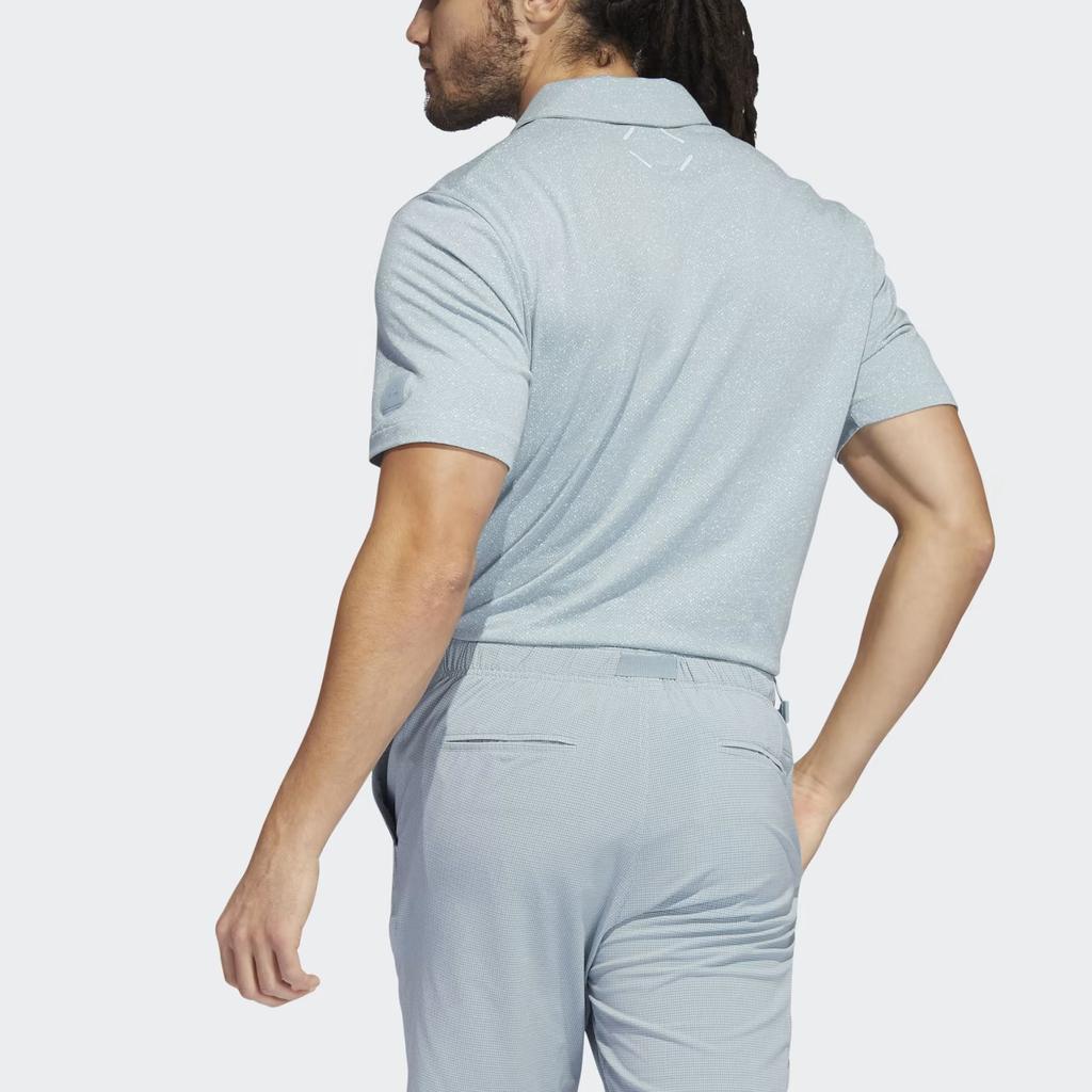 Adidas Adicross Golf Однотонная Повседневная Футболка-поло Мужская Футболки-поло Светло-голубой HA0592