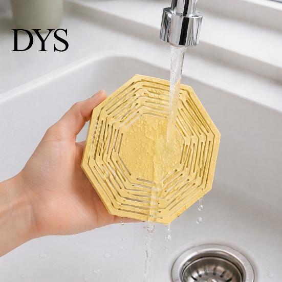 Flat Storage Cup Holder Mesh Coaster And Drink Carrier, Silicone Reusable Non Slip Bottle Holder, 2 in Modern Table Decor 1 Portable Mat Bag,