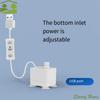 Низконапорный аквариумный USB-погружной насос 3 Вт 130 л/ч Мини-насос для фонтана Мини Защита от сухого хода Мини-погружной насос Ландшафтный