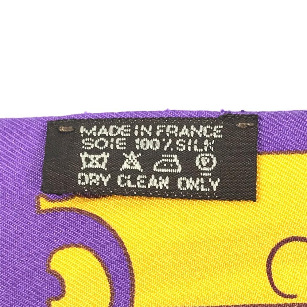 HERMES Twilly Twilly Bandeau Scarf Accessories Scarf silk purple/yellow