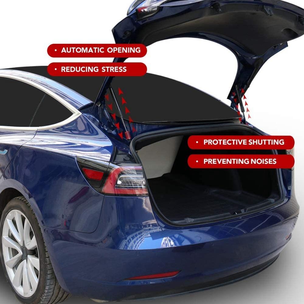 2Pcs Automatic Lifting Tailgate Gas Strut Rear Trunk Gas Springs Struts for Tesla Model 3 2016+