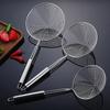 Stainless Steel Oil Frying Spoon Colander Mesh Strainer Round Net Filter Scoop Noodles Dumpling Sieve for Kitchen Accessories