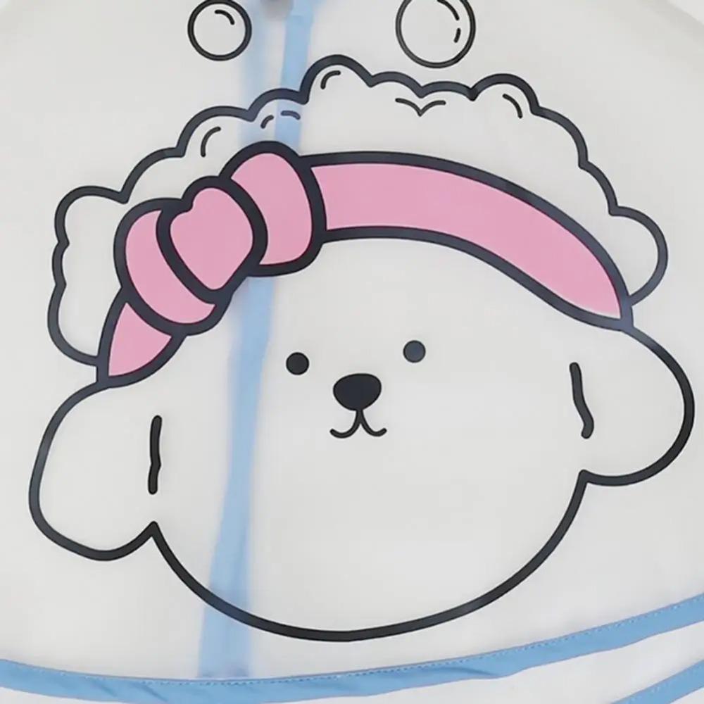 Waterproof Pet Cloak Cartoon Print Pets Clothes Cloak Creative Dog Grooming Cape  Facial Care