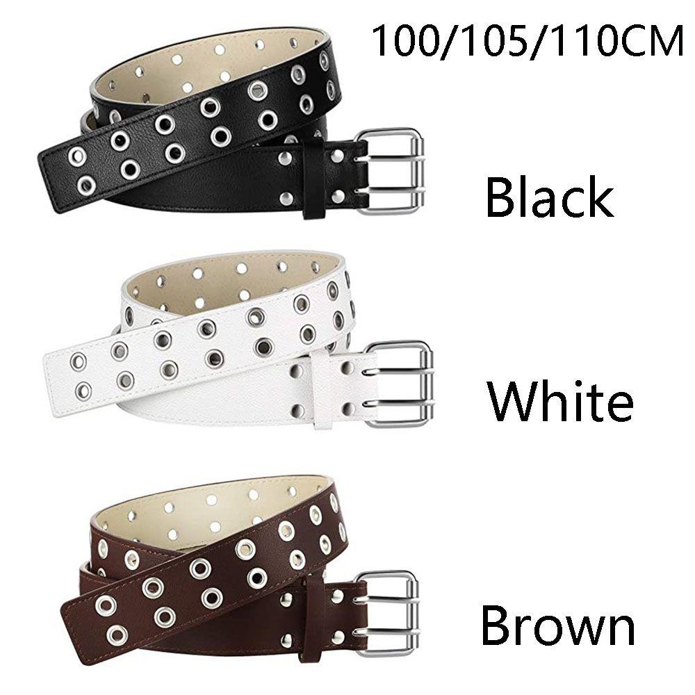 Аксессуары для одежды из ПУ кожи Джинсовые пояса Панк пояс на талию Готический пояс Регулируемые ремни