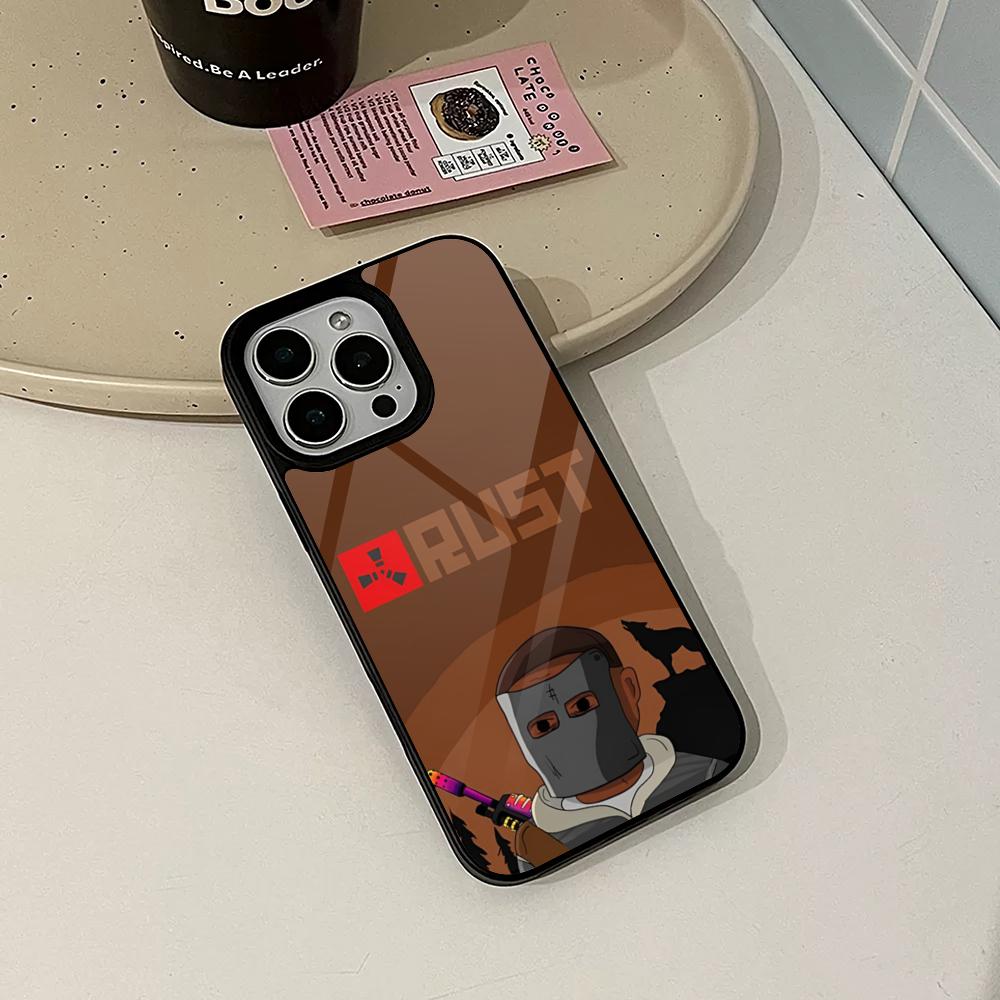 Игровой чехол RUST для телефона iPhone 17 16 15 14 Air 13 12 11 Pro Max Mini Plus Fundas Чехол PC+TPU