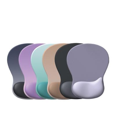 Градиентный эргономичный коврик для мыши Удобная поддержка запястья Нескользящий коврик для мыши Мягкая подставка для запястья Компьютерный силикон