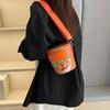 Fashion Braised Beef Noodles Women's Bag New Personalized Versatile Instant Noodle Bucket Shoulder Bag Messenger Bag
